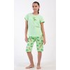 Dětské pyžamo kapri Ella (Barva světle zelená, Velikost 7 - 8)