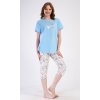 Dámské pyžamo kapri Alex (Barva šedá, Velikost 1XL)