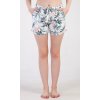 Dámské pyžamové šortky Listy (Barva tmavě modrá, Velikost S)