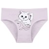 Dětské kalhotky Kočička (Barva světle růžová, Velikost 6 - 7)