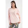 Dámské pyžamo dlouhé Mariana (Barva světle lososová, Velikost 1XL)