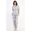 Dámské pyžamo dlouhé Sofia (Barva šedá, Velikost S)