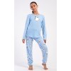 Dětské pyžamo dlouhé Tučňák (Barva světle modrá, Velikost 7 - 8)