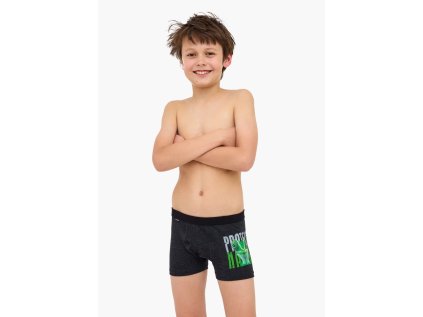 Boxerky dětské Cornette 153 žába tmavě šedé