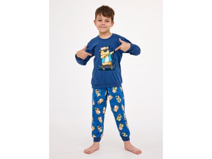 Chlapecké pyžamo Cornette 177 Kapybara modré