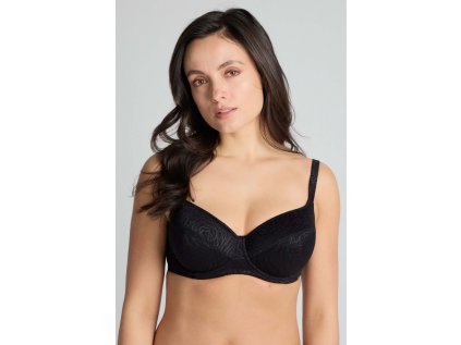 Triola T Fit vyztuzena podprsenka s kosticemi cerna 22884