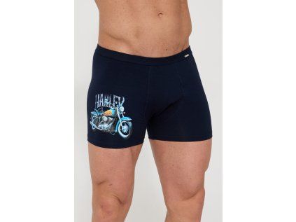 Boxerky pánské Cornette 257 Harley tmavě modré