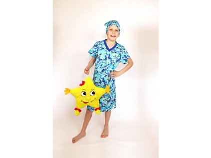 Chlapecká noční košile K1 auto Speed modrá