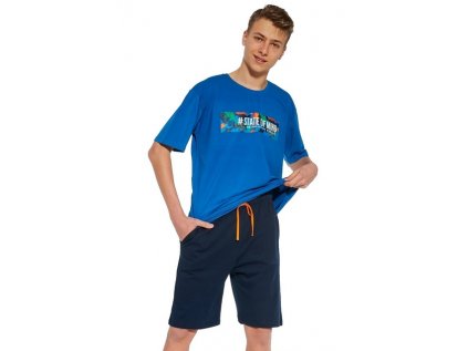Chlapecké pyžamo Cornette 38 modré