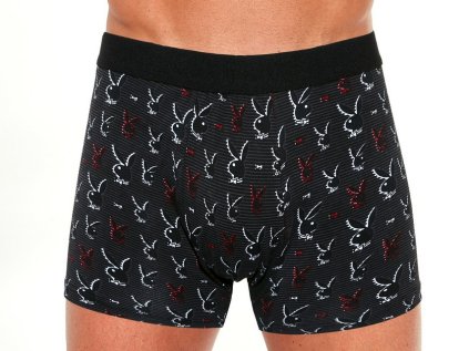 Boxerky pánské Cornette 113 Playboy černé