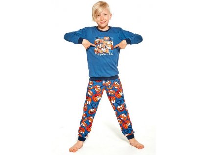 Pyžamo klučičí Cornette 123 Dýně jeans
