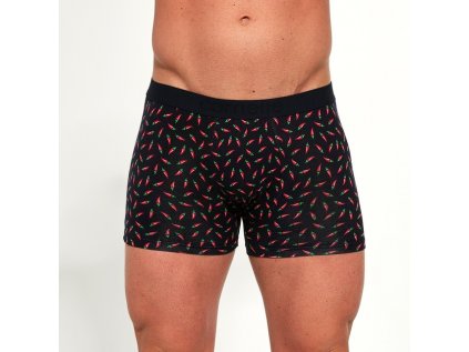 Boxerky pánské Cornette 127papričky modré