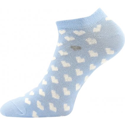 Dámské ponožky Piki 79 srdíčka modré