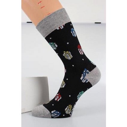Pánské ponožky Depate Vánoce dárky černé