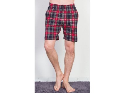Pánské pyžamové šortky Karel červené