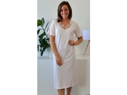 Dámská noční košile Prako 5003/1 lososová