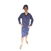 Pánská dlouhá noční košile Rozárka P40 kamion modrá