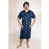Chlapecká noční košile K1 počítač modrá