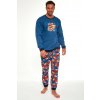 Pyžamo klučičí Cornette 123 Dýně jeans
