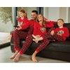 Klučičí pyžamo Cornette 137 vánoční tučňáci červené