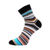 Ponožky Jana 53 pruhy mix barev