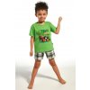 Pyžamo dětské Cornette 67 sekačka zelené