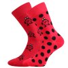 Ponožky Doble berušky červené