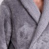 Pánský hřejivý župan Alta šedý