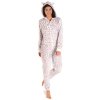 Dámský overal na spaní Irbis s oušky šedý
