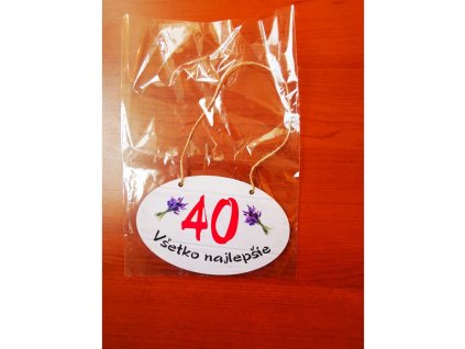 Drevená dekorácia - 40