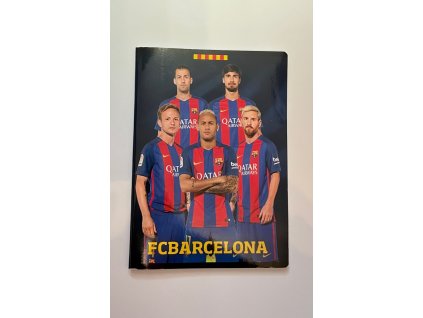 Fc Barcelona zošit A5 54 linajkovaný