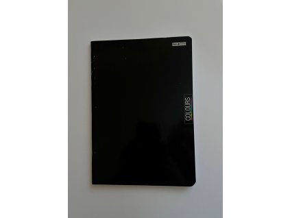 Zošit Colours A5  60 linajkovaný čierny