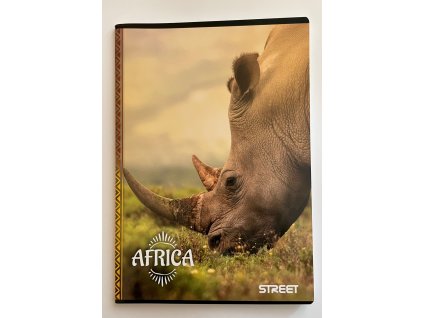 Street zošit AFRICA A4 80 linajkovaný