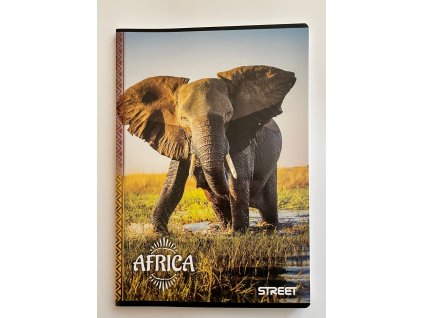 Street zošit AFRICA A4 80 linajkovaný