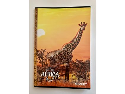 Street zošit AFRICA A4 80 linajkovaný