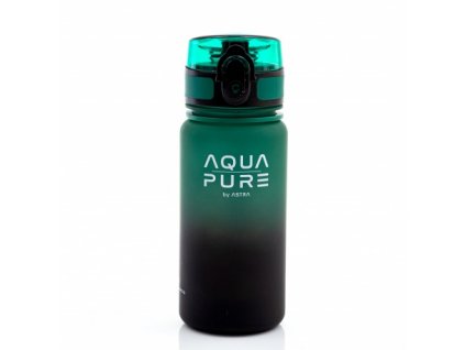 zdrava flasa aqua pure by astra 400 ml green black 511023006