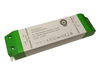 Napájecí zdroj FTPC100V12-L, 12V/8,33A, POS