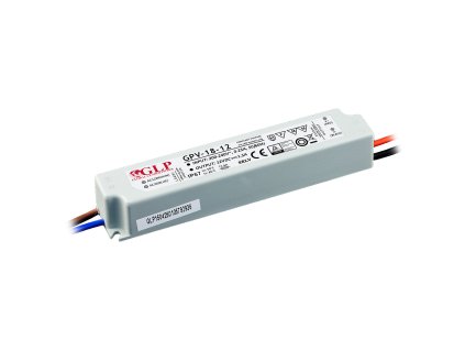 Napájecí zdroj GPV-18-12, 12V/1,5A, IP67, GLP