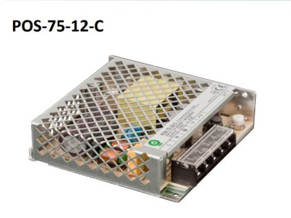 Napájecí zdroj POS-75-12-C, 12V/6A, 75W