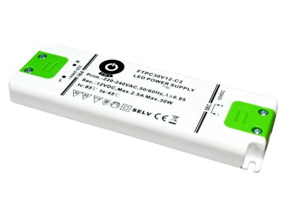 Napájecí zdroj FTPC30V12-C2, 12V/2,5A, POS