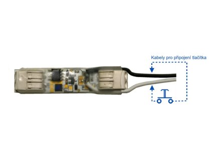 Stmívač pro LED pásky, 1 kanál, tlačítkový