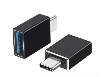 Adapter OTG USB C 3.1 na USB A 3.0 black