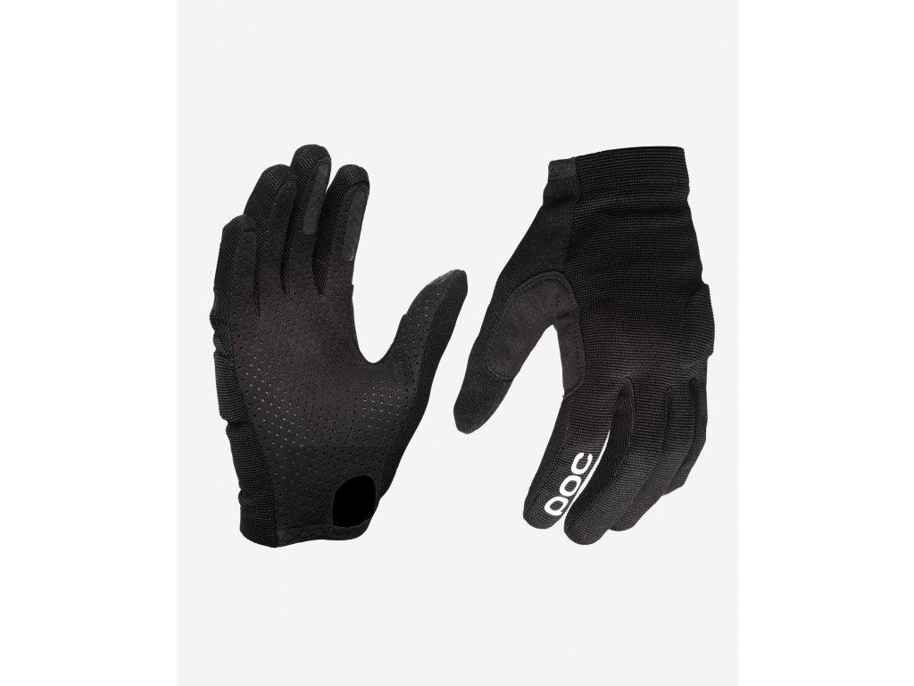 Cyklo rukavice POC Essential DH Glove Uranium Black (Velikost XS)