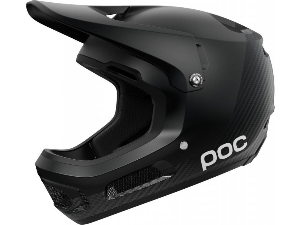 Cyklistická helma POC Coron Air Carbon MIPS Carbon Black (Velikost S/51-54cm)