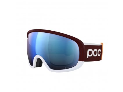 Lyžařské brýle POC Fovea Clarity Comp - Garnet Red/Hydrogen White/Spektris Blue (Velikost UNI)