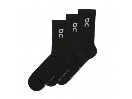 ON 399.01719 logo sock 3 pack fw23 black u t