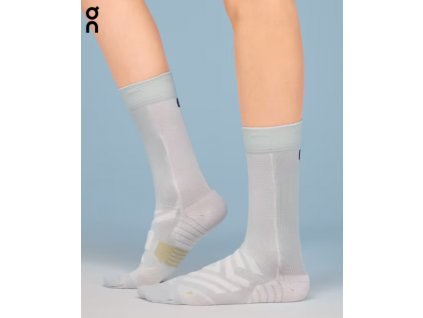 Ponožky ON Running Performance High Sock Glacier/Dew (Velikost 44/45)