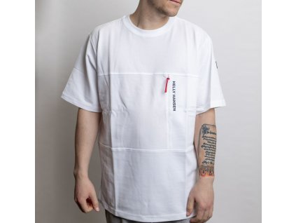 Pánské triko Helly Hansen RWB Pique T-shirt 53720-001 bílá
