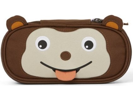 1051 detsky penal affenzahn pencil case monkey brown