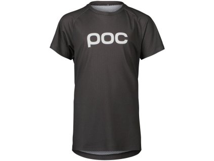 Dětský dres POC Y's Essential MTB Tee - Sylvanite Grey (Velikost 130)